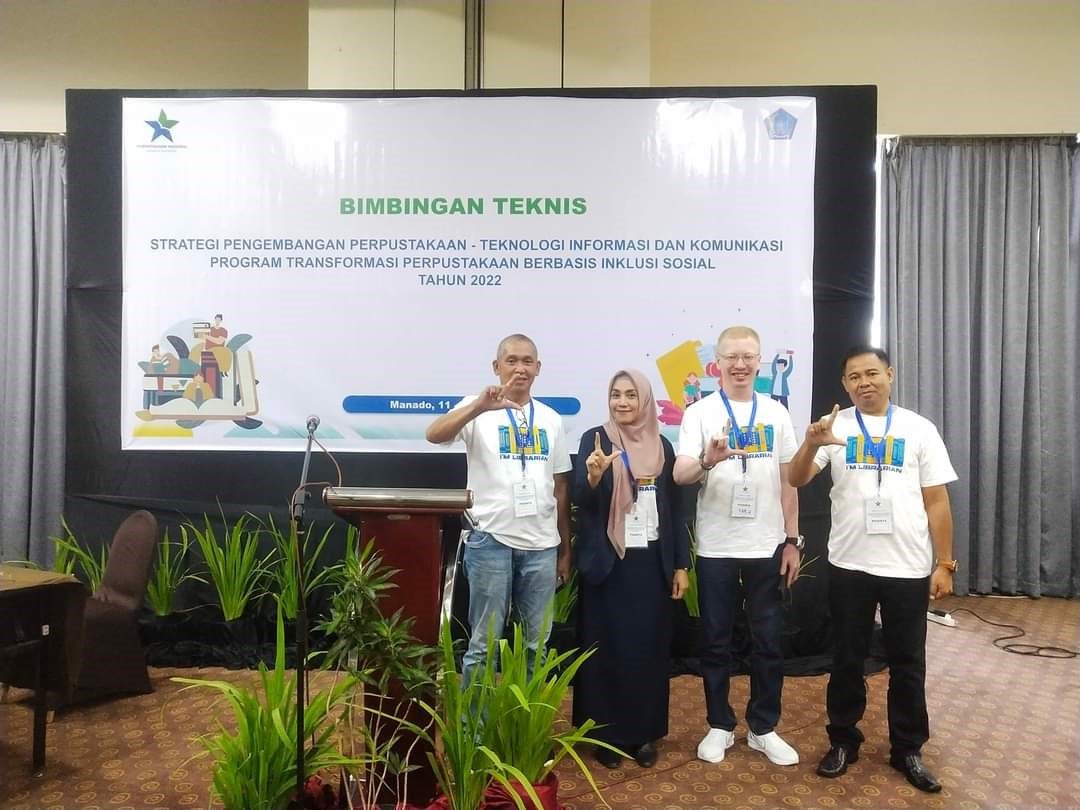 Dinas Kearsipan dan Perpustakaan Kota Kotamobagu mengikuti Bimtek Program Transformasi Perpustakaan Berbasis Inklusi Sosial (TP-BIS) Tahun 2022