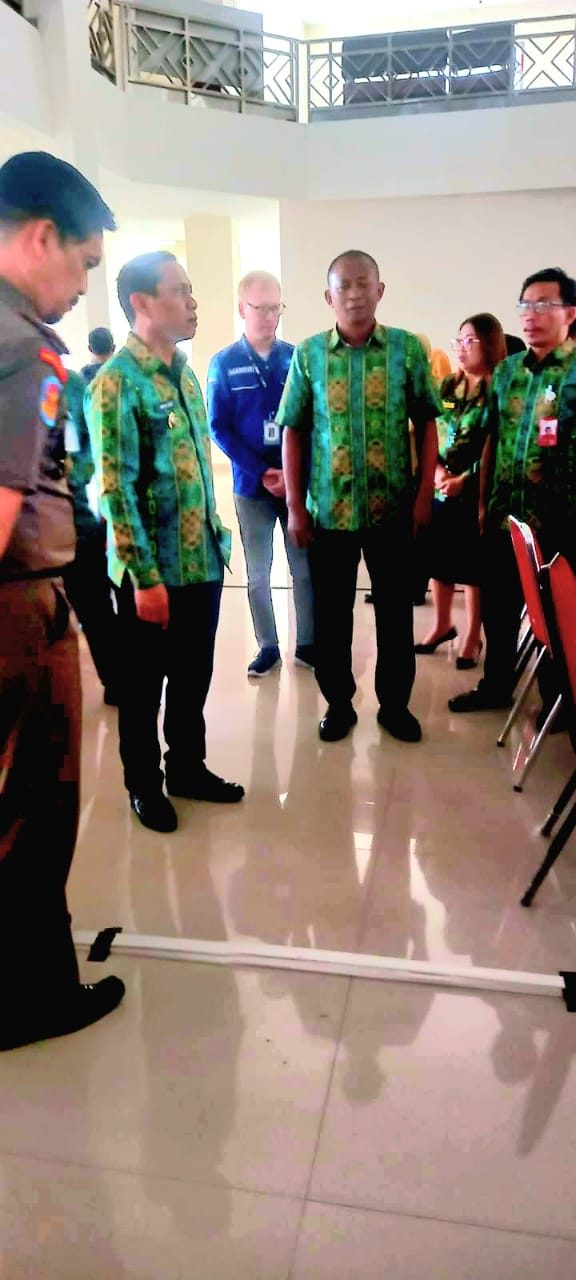 Sidak Walikota Kota Kotamobagu ke Dinas Kearsipan dan Perpustakaan Kota Kotamobagu