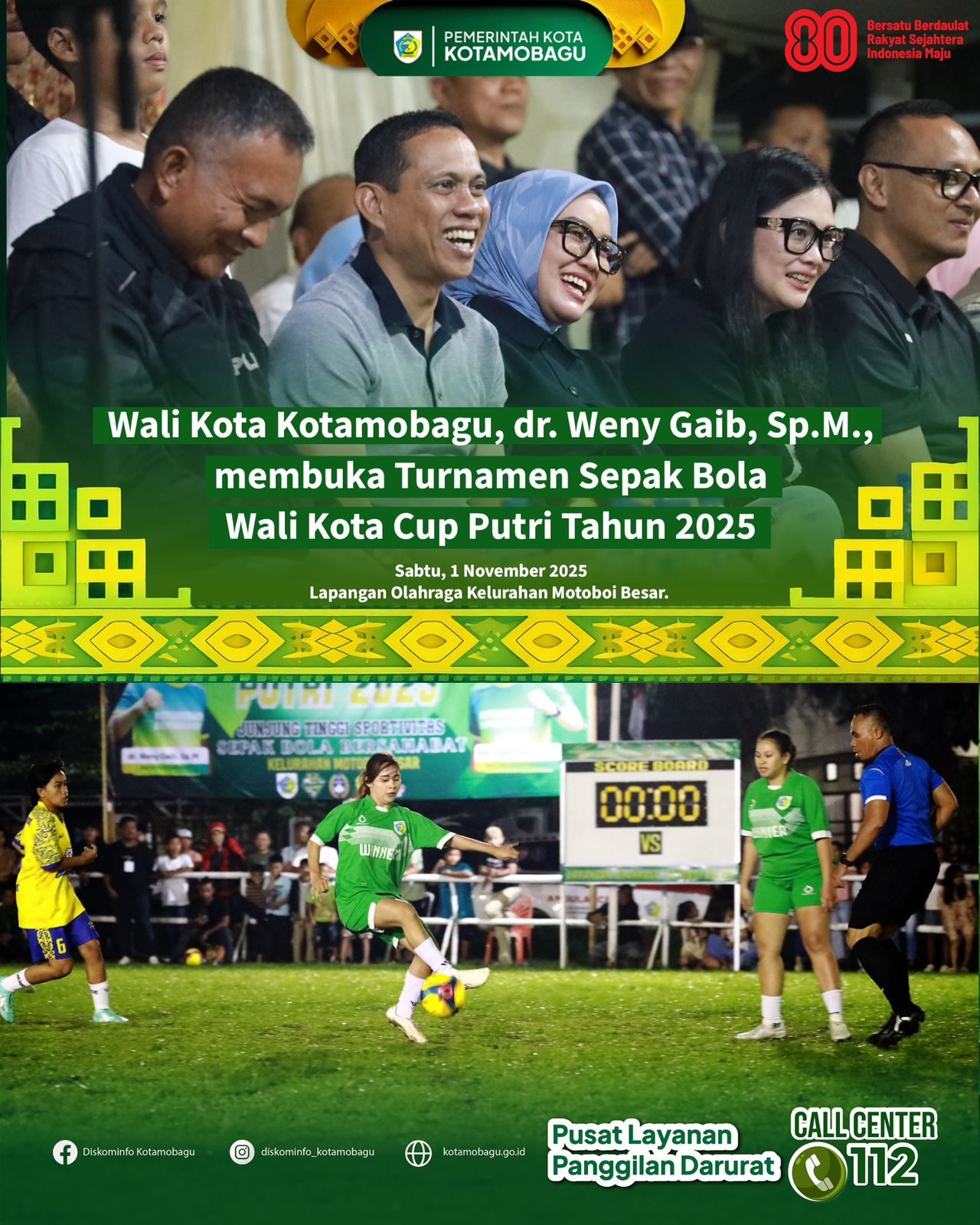 Bola Wali Kota Cup Putri Tahun 2025