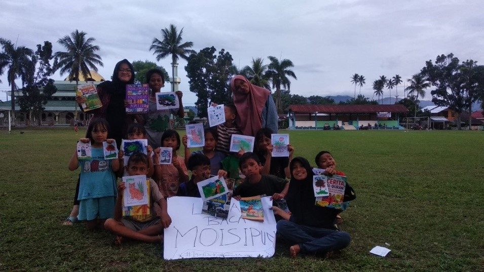 Kolaborasi dengan Komunitas Literasi Anak, Perpustakaan Daerah gelar Lapak Literasi untuk Anak