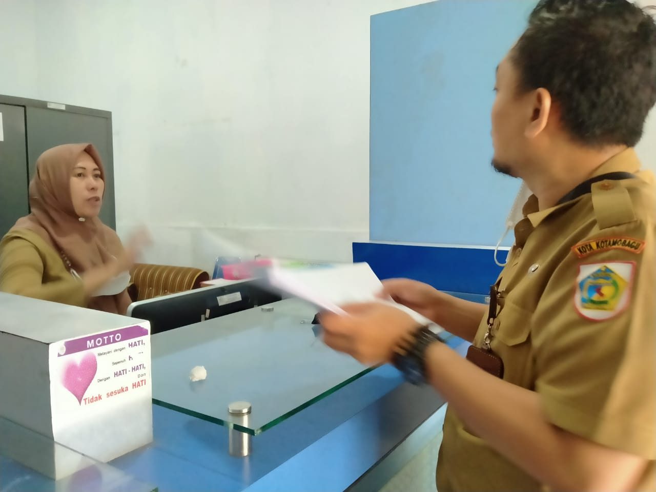 Penyerahan Draft Peraturan Walikota tentang SKKA dan Klasifikasi Arsip